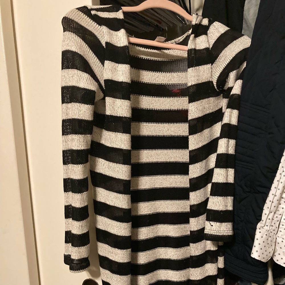 Cute long knit cardigan